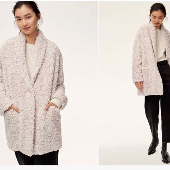 Aritzia Wilfred Free Grete Sherpa Coat - Picture 5 of 11